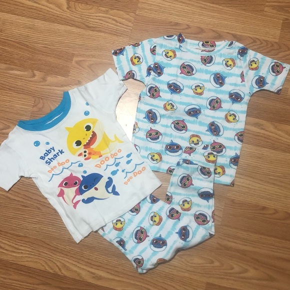 Nickelodeon Pajamas Baby Shark Pajamas Poshmark